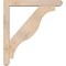Ekena Millwork Funston Craftsman Smooth Bracket w/ Offset Brace, Douglas Fir, 5 1/2"W x 36"D x 40"H BKT0604X36X40FST04SDF - alternate 2
